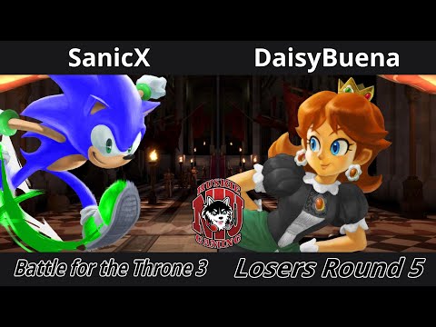 Battle for the Throne 3 - Losers Round 5 - SanicX (Sonic) vs DaisyBuena (Daisy)