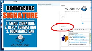 How to Add Signature in Webmail Roundcube (and more setup help!)