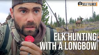 How to Bowhunt Elk- A Self filmed longbow hunt.