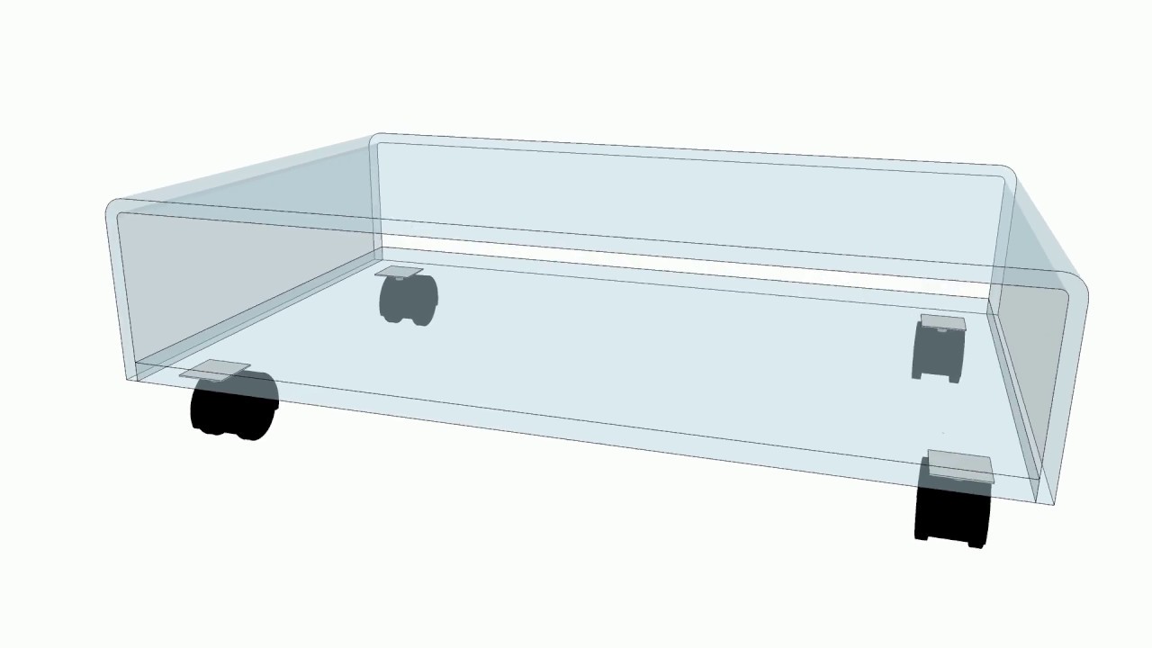 Table TV sur roulettes
