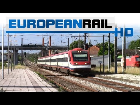 Comboios de Portugal Alfa Pendular 4000 EMU 4003 passes Souselas Station