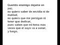 Morodo Querido Enemigo Con LETRA 