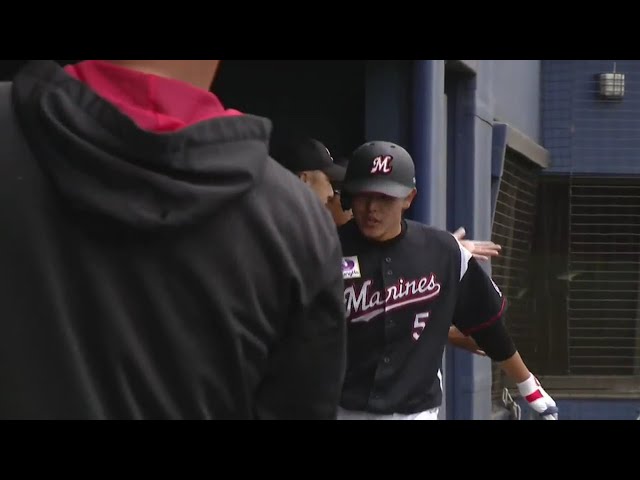 【ファーム】マリーンズ・安田が第6号の2ランホームランを放つ‼ 2019/5/14 F-M(ファーム)