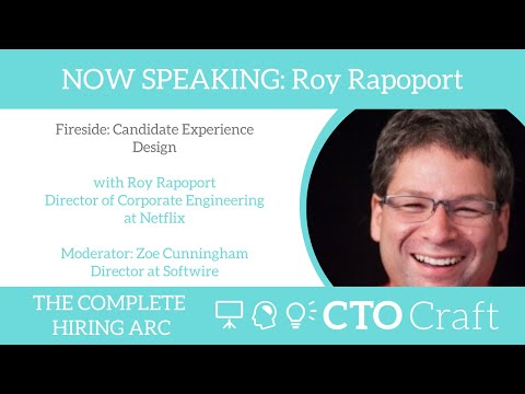Roy Rapoport, Director of Corporate Engineering at Netflix - YouTube