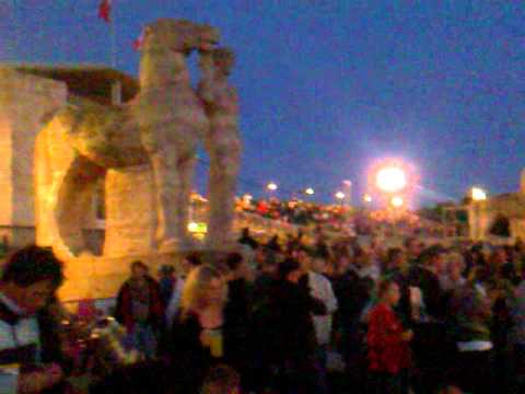 Berlin Pyronale 2012 "Best Of Six" - Panorama kurz vor den Feuerwerken