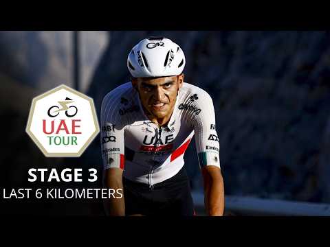 UAE Tour 2026 - Stage 3 Last 6 Kilometers - Del Toro vs Evenepoel battle on Jebel Mobrah ?