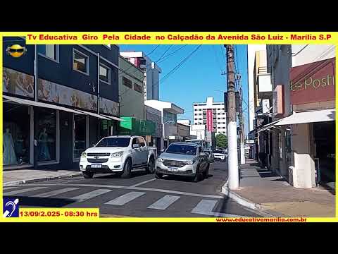 Tv Educativa Giro pela Cidade Avenida São Luiz em Marília S.P