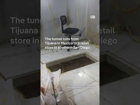 Officials discover drug tunnel under US-Mexico border | DW News