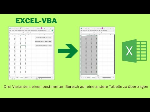 Video 336: 📊 Excel-VBA: 3 Methoden zum Übertragen von Daten zwischen Tabellen – schnell & effizient!