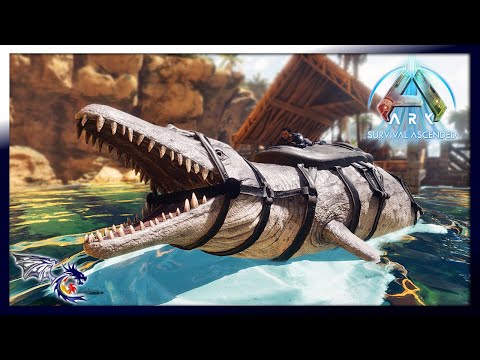 Max Level Basilosaurus Tame | ARK: The Island Ascended #44