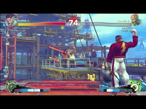 SSF4 Rank Match  whitedoong2 (DU)  vs  kenji207 (DH)