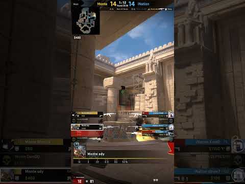 ALMOST THE BEST ACE CLUTCH FROM HIS LIFE!! | Monte vs iNation