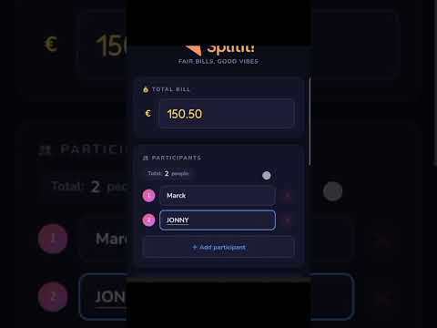 SplitIt - Split The Bill