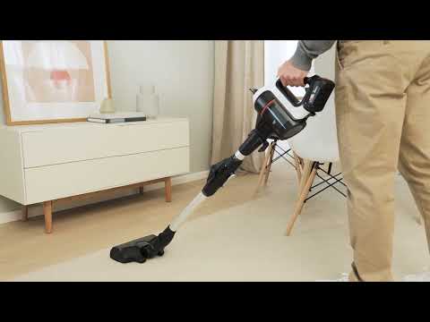 Bosch BCS711EXT Įkraunamasis dulkių siurblys Unlimited 7, Juodas video