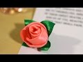 DIY Ribbon Rose - How To Make Rose Buds Out Of Ribbon