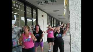 preview picture of video 'Curves of West Columbia Zumba Flash Mob Dances (NOT FOR SISSIES)'