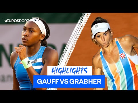 Gauff Sails Through To Third Round With A Straight Sets Win Against Grabher | Eurosport Tennis