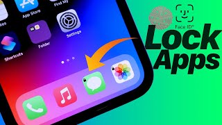 FINALLY - How to Lock Apps with FaceID or TouchID on iPhone In less than 3 Minutes!