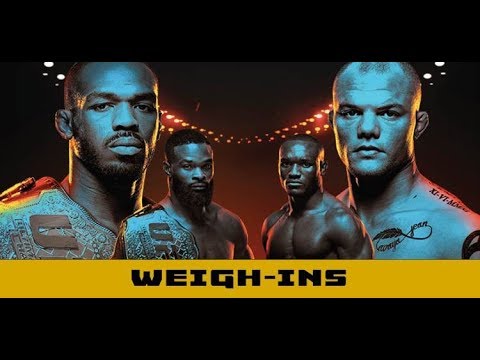 UFC 235 Ceremonial Weigh-In: Jon Jones vs Anthony Smith  (Complete)