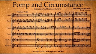 Download lagu Pomp and Circumstance (for flute ensemble) mp3