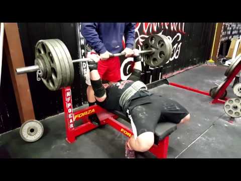 Week 2 bench press training 440 speed singles and 505 slingshot