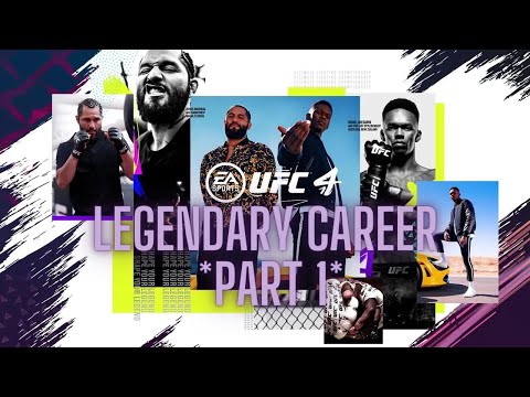 UFC 4 Legendary Career | Full Gameplay *Part 1/2* (No Commentary)