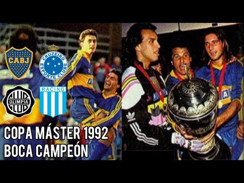 Boca campeón Copa Máster de Supercopa 1992 | El sexto título internacional