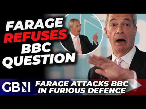 WATCH: Nigel Farage in BLISTERING BBC attack SILENCING reporter: 'I'm DONE with you' amid racism row