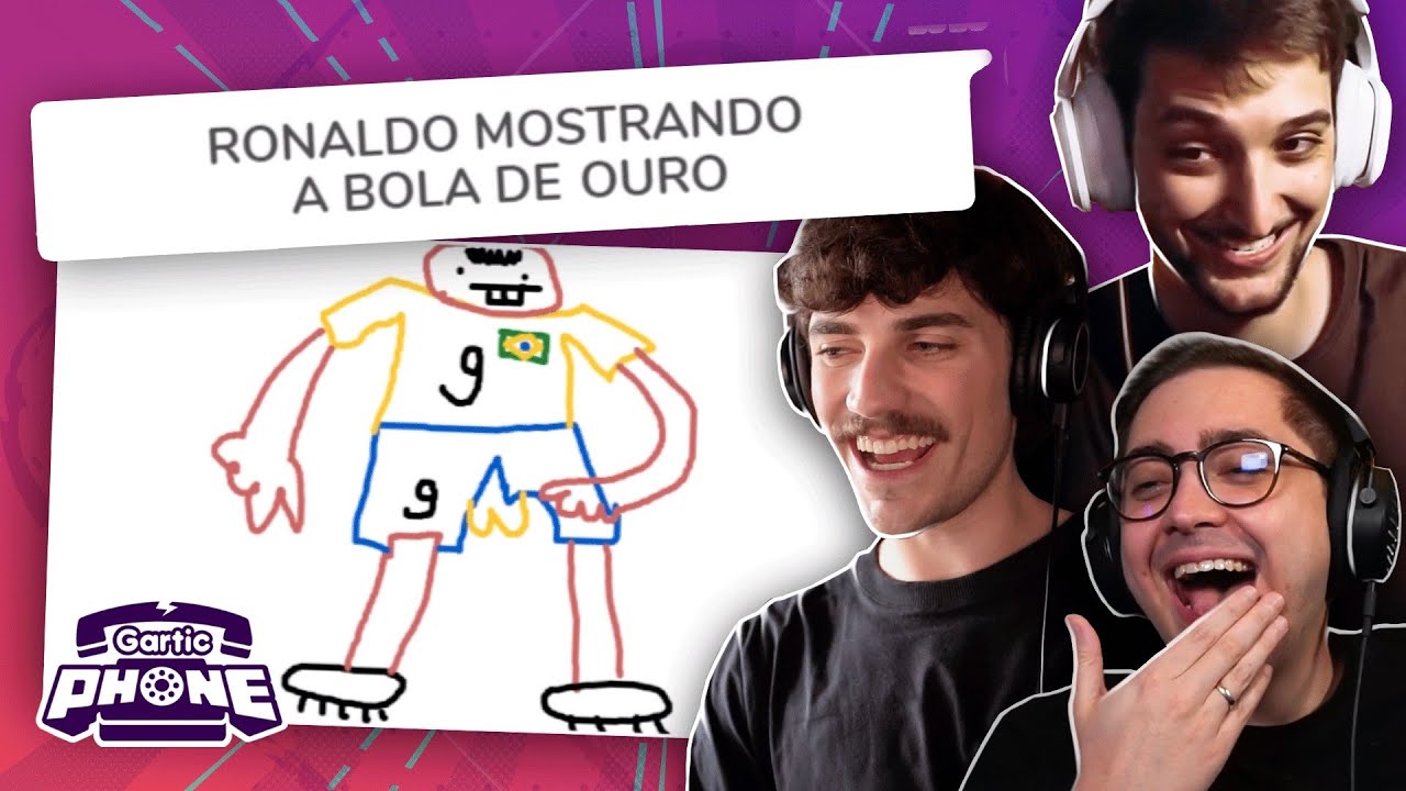 CONVENCEMOS O ALAN A JOGAR GARTIC PHONE | Gartic Phone com amigos