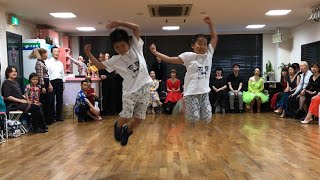 X4さんの『Party Up!!』を小学生ペアで踊ってみました☺︎