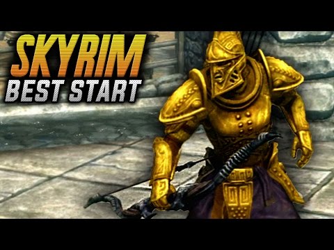 Skyrim Remastered GREAT START For Weapons, Armor & More ! (Best Weapons & Armor At The Start)