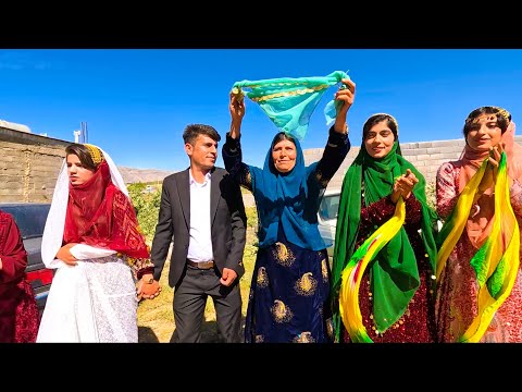 Traditional wedding celebration of nomadic nomads