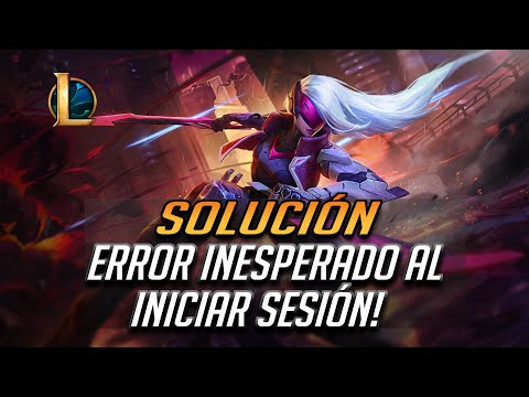 Solution to the "An unexpected error occurred while logging in" League of Legends error [2026]