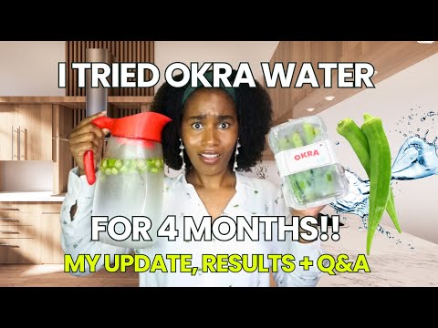I tried OKRA WATER over a span of 4 Months & This Happened! 🤯 #OkraWaterChallenge  #okrabenefits