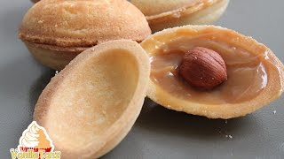 Russische Oreschki Zaubernüsse, Орешки со сгущенкой, Walnut Cookies with dulce de leche
