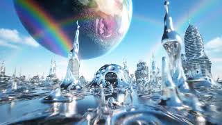 Veo 3 Prompt Chrome city