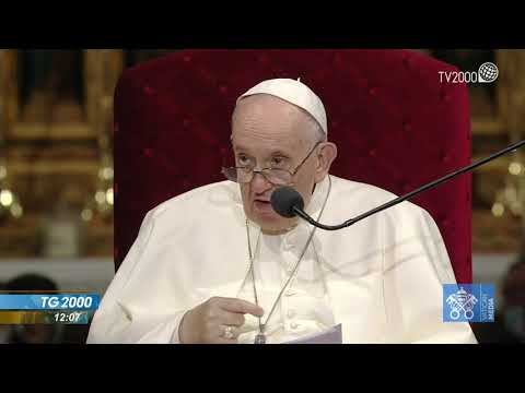 Papa Francesco in Slovacchia. Incontro con sacerdoti, religiosi e seminaristi