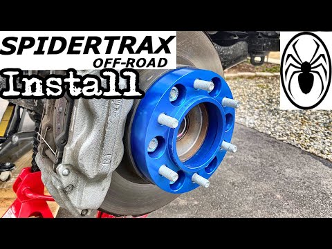 1.25" Spidertrax Wheel Spacers Install (WHS007) 2021 Toyota Tacoma TRD Sport