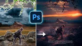 Back to REAL Art | Poster Design Without AI✅🔥 Full tutorial Photoshop manipulation