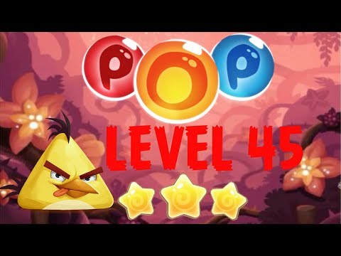 Angry Birds POP Bubble Shooter (Stella POP) - Level 45
