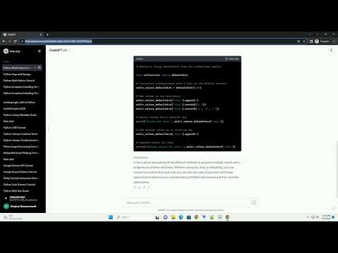 Python Multiple Values For Key