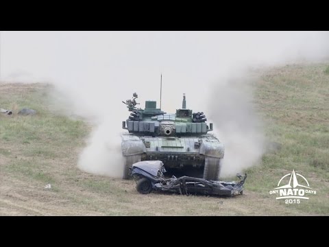 Dny NATO 2015 - tank T-72 a zakončení