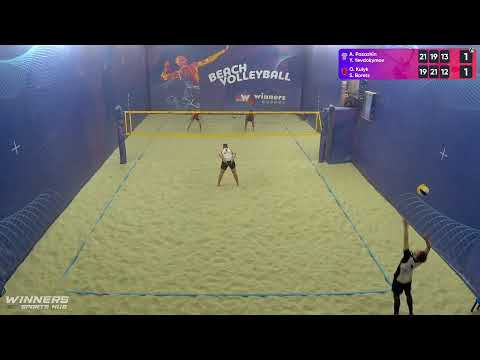 12:50 A. Pasazhin / Y. Yevdokymov - O. Kulyk / S. Borets 22.11.2022 | Winners Beach Volleyball