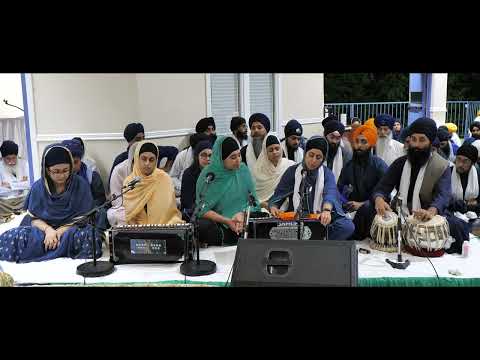 Bibi Harkiran Kaur Jee Toronto @ Raensabaayee Keertan Vancouver August 2023 Akhand Keertan Smaagam