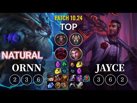 DMO Natural Ornn vs Jayce Top - KR Patch 10.24