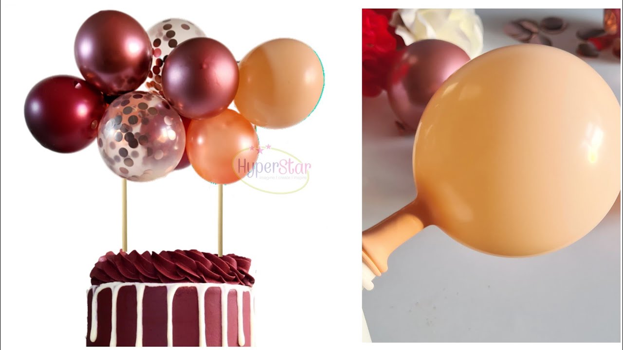 Balloon Garland Cake Topper | How To Make Balloon Garland