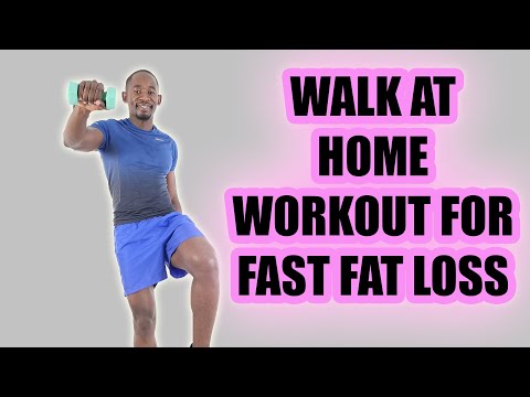 20 Minute Easy Walk at Home Exercise for Weight Loss 200 Calories
