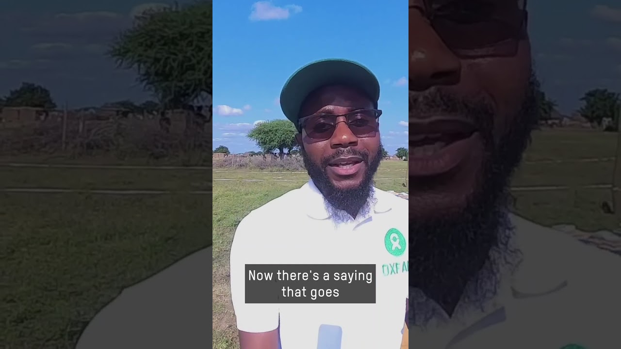 Mozambique - Eric explains food distribution in Chokwe