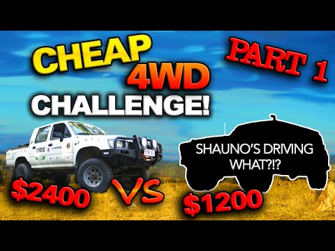 Two 4WDs Bought & Built for UNDER $5k! You won't believe what 4x4 Shauno's Driving! EPISODE 1