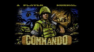 COMMANDO !!  ATARI 800 XL - FULL GAME